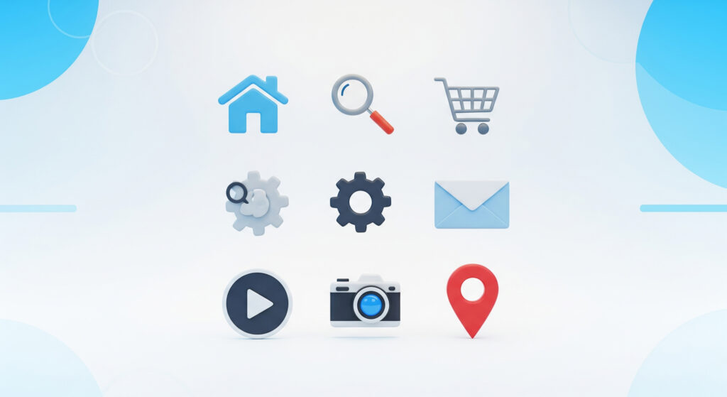 アイコン・ピクトグラム活用術：説明いらずの視覚ガイド